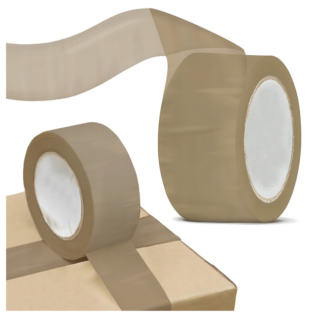 Super kokybės, tvirta, patvari ruda lipni pakavimo juosta 48x100 