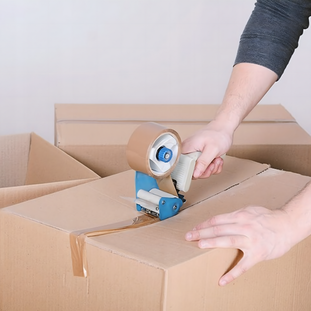 Super kokybės, tvirta, patvari ruda lipni pakavimo juosta 48x100 