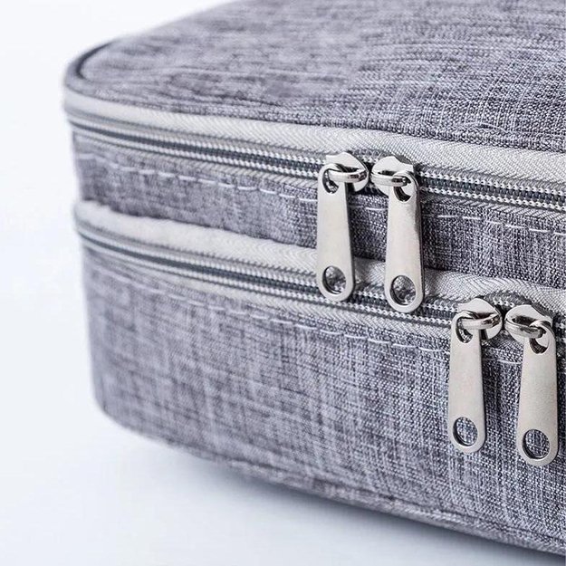 DUŻY ORGANIZER PODRÓŻNY ETUI TORBA NA KABLE ŁADOWARKI USB AKCESORIA UCHWYT  23