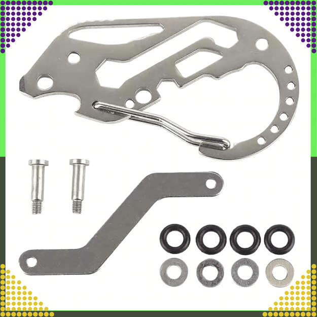Brelok Breloczek Karabińczyk do Kluczy Wielofunkcyjny Survival Multi-Tool 2