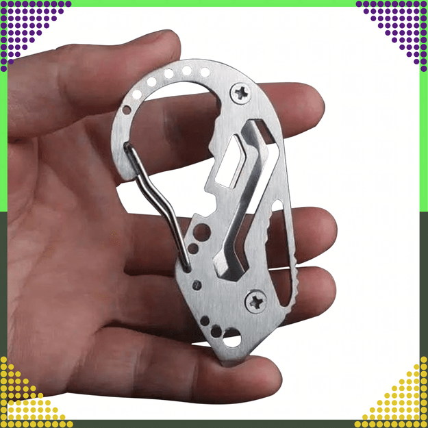 Brelok Breloczek Karabińczyk do Kluczy Wielofunkcyjny Survival Multi-Tool 7