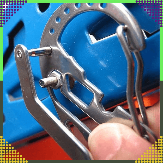 Brelok Breloczek Karabińczyk do Kluczy Wielofunkcyjny Survival Multi-Tool 11