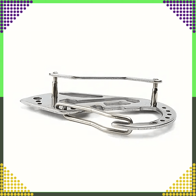 Brelok Breloczek Karabińczyk do Kluczy Wielofunkcyjny Survival Multi-Tool 4