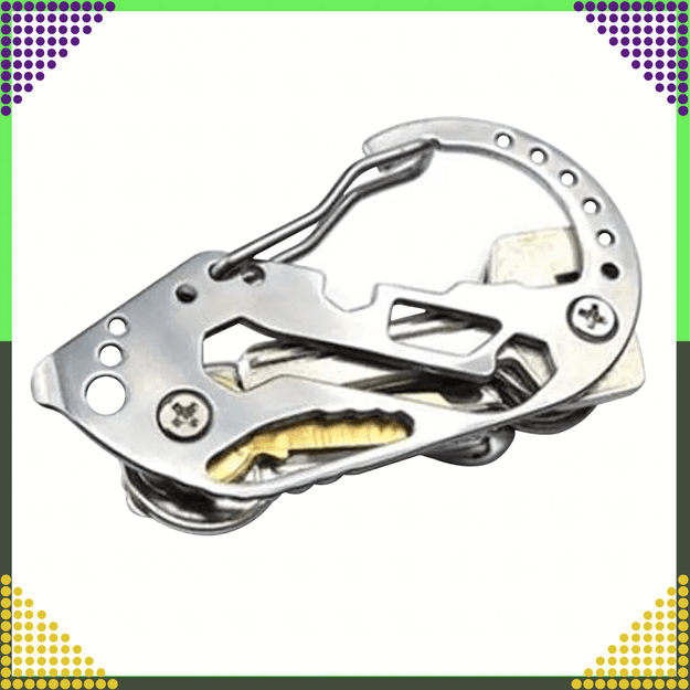 Brelok Breloczek Karabińczyk do Kluczy Wielofunkcyjny Survival Multi-Tool 3