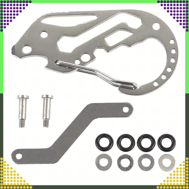 Keychain Keyring Carabiner Key Hook Multifunctional Survival Multi-Tool