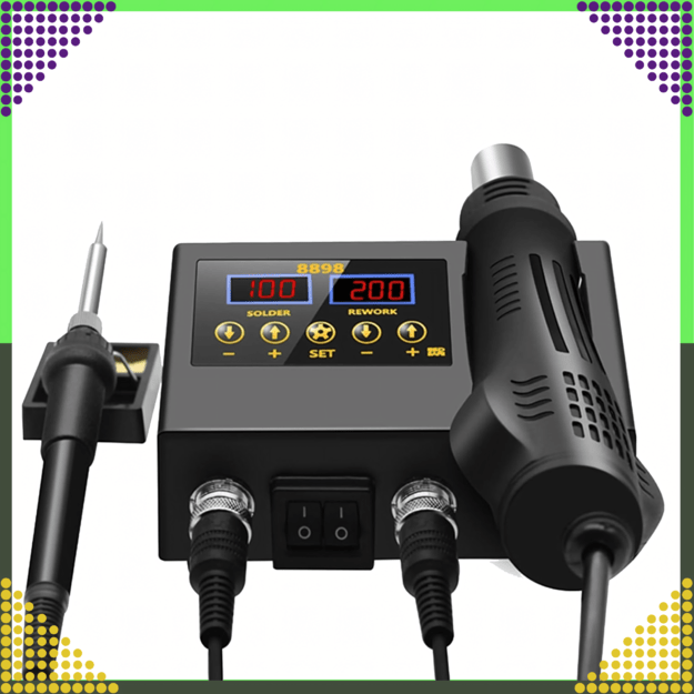 660 W karšto oro litavimo stotelės rinkinys + lituoklio antgalis