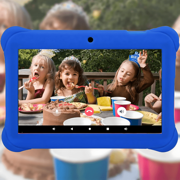 Tablet Edukacyjny 7  dla Dzieci do Nauki Zabawy Gier Bajek Android WiFi Etui 12
