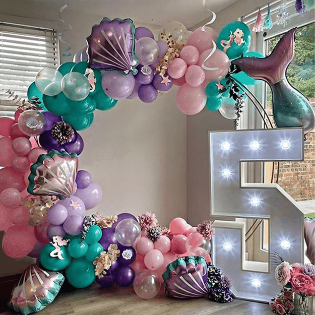 Balloon Garland Balloon Set Balloon Arch Mermaid Birthday Balloons 97 pcs