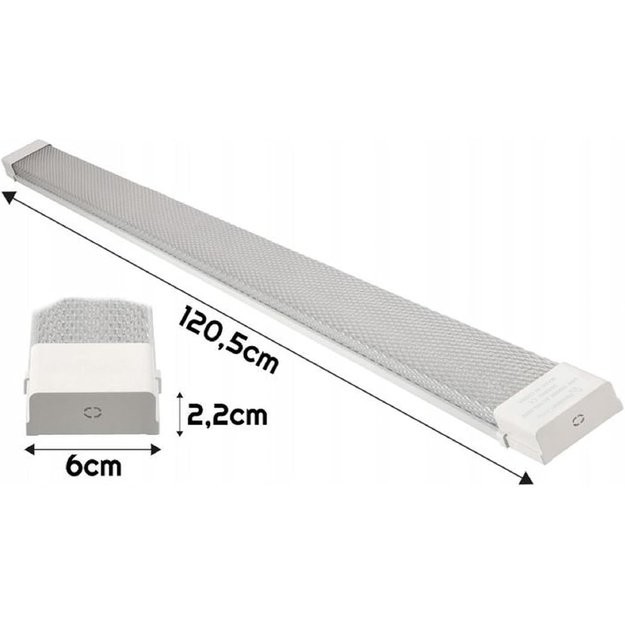 30x LAMPA LED PANEL SUFITOWA PLAFON NATYNKOWA OPRAWA ŚWIETLÓWKA 120cm 54W MOCNA 20