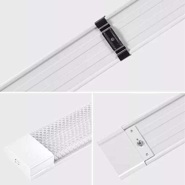 30x LAMPA LED PANEL SUFITOWA PLAFON NATYNKOWA OPRAWA ŚWIETLÓWKA 120cm 54W MOCNA 17