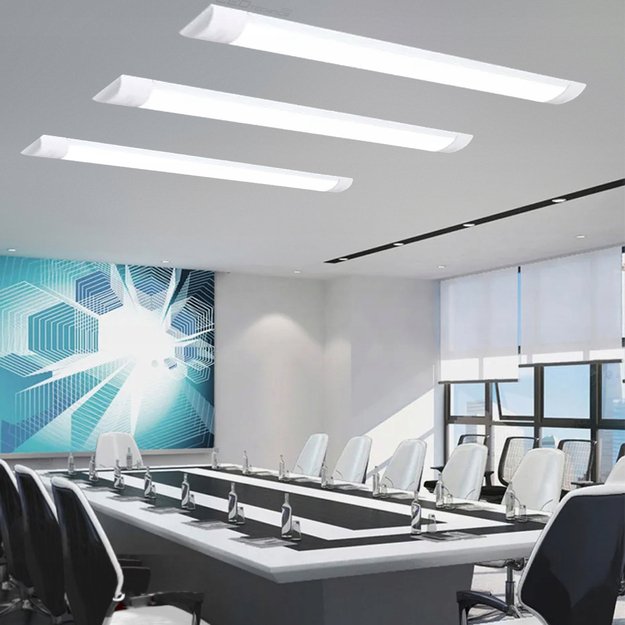 30x LAMPA LED PANEL SUFITOWA PLAFON NATYNKOWA OPRAWA ŚWIETLÓWKA 120cm 54W MOCNA 19