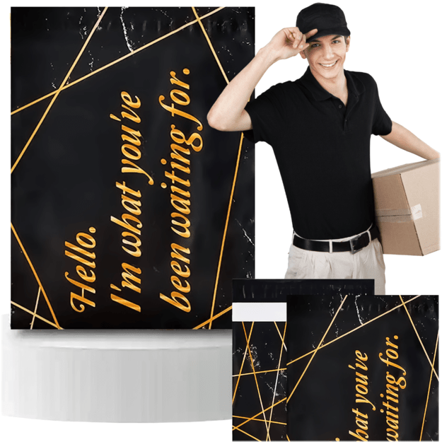 KURJERIO FOLIJOS PAKUOTĖS STIPRUS FOLIJOS VOKAI 255x370 JUMS 50 vnt.