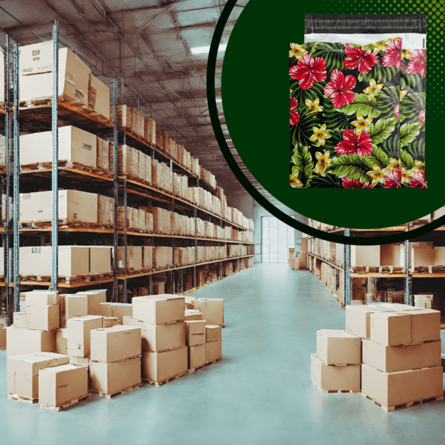 FOLIOPAKI KURIERSKIE MOCNE KOPERTY FOLIOWE 255x370 KWIATY 50szt 17