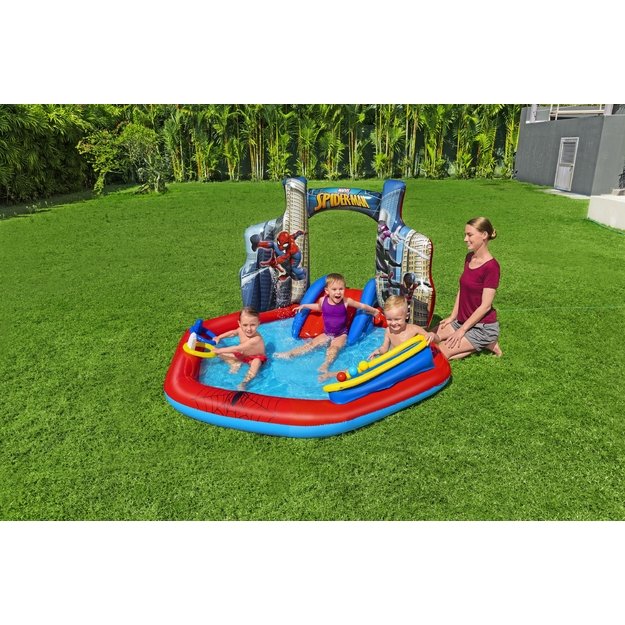 Bestway 98793 Plac Zabaw Dmuchany Spider-Man 211 x 206 x 127 cm  14