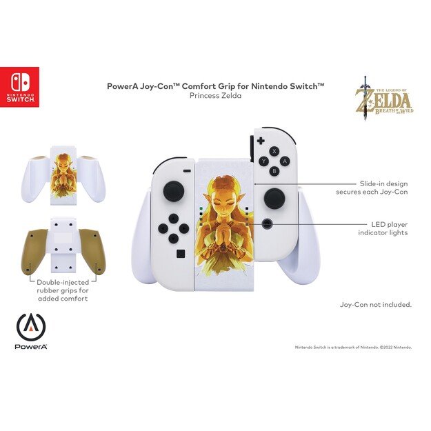 PowerA JOY-CON Comfort Grip - Princess Zelda /Nintendo Switch