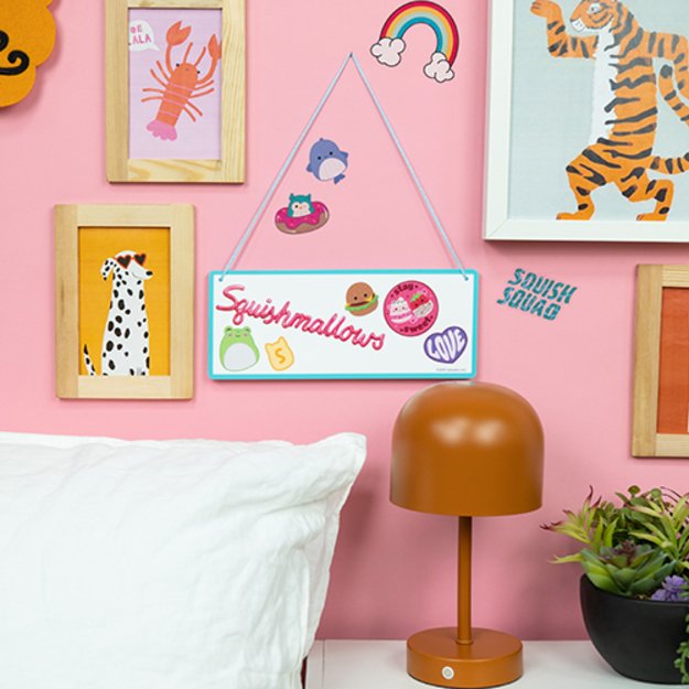 Squishmallows - Room Sign with Wall Decals 1