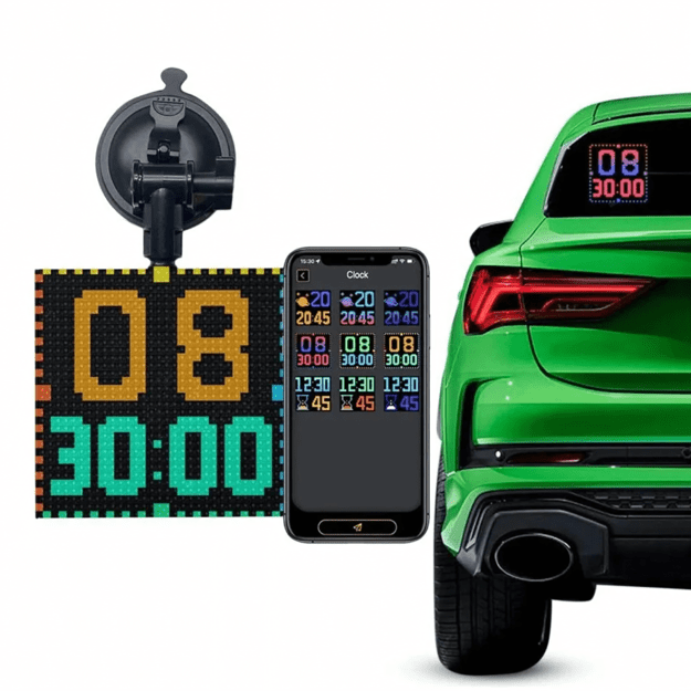 Nutikas LED-ekraan tagumise akna animatsiooniekraanile