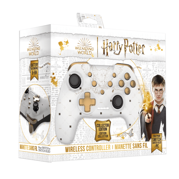 Trade Invaders Wireless Controller Harry Potter Hedwig White (Nintendo Switch)