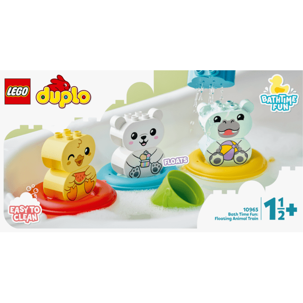 LEGO Duplo - Fun in bath - Floating animal train (10965)