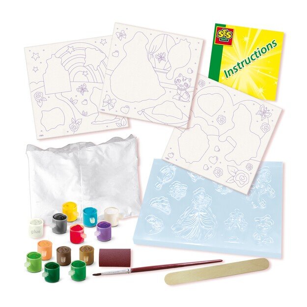 SES Creative - Casting and Painting - Princesses and 3 Canvases - (S01349)