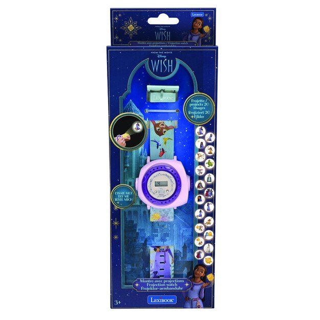 Lexibook - Disney Wish digital projection watch (DMW050WI)