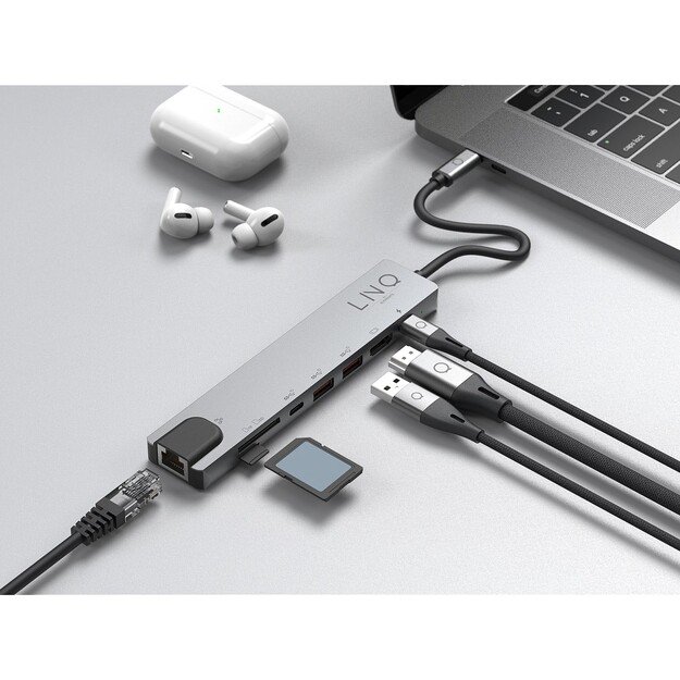 LINQ - 8in1 PRO USB-C Multiport Hub