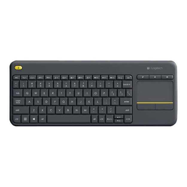 Logitech Wireless Touch Keyboard K400 Plus Black 