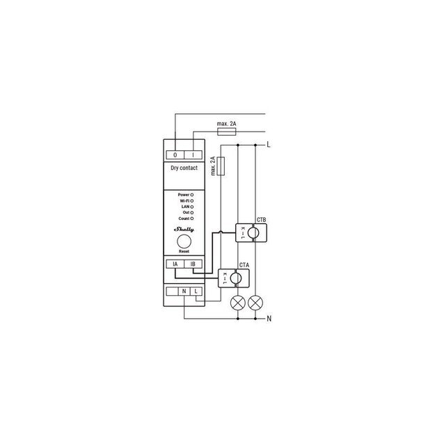Shelly - Pro EM 50A - Smart Energy Meter