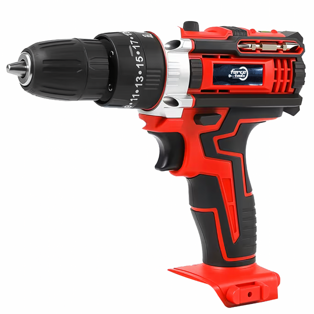 Akumuliatorinių gręžtuvų-suktuvų dėklas 2 x Aku 18V LED + priedai