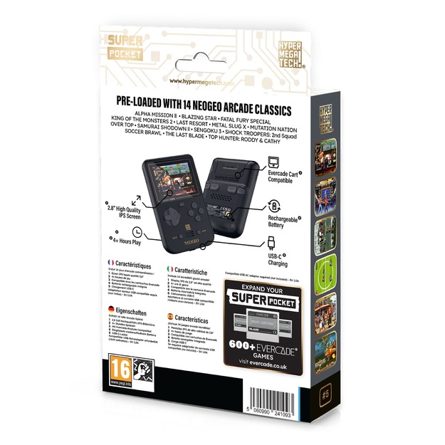 HyperMegaTech! Super Pocket NEOGEO Edition