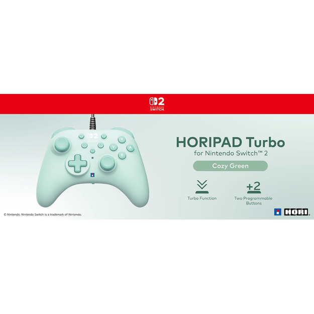 HORI - HORIPAD Turbo - Cozy Green - Switch 2