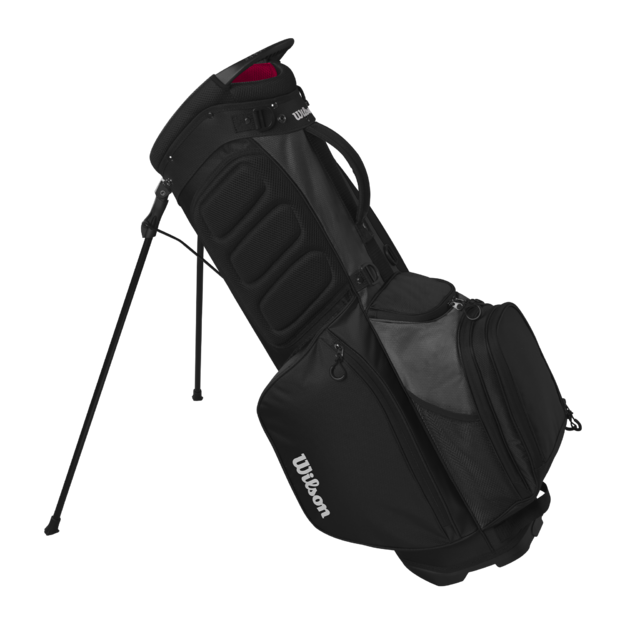 Wilson - Feather Stand Bag - Black/Grey/Red