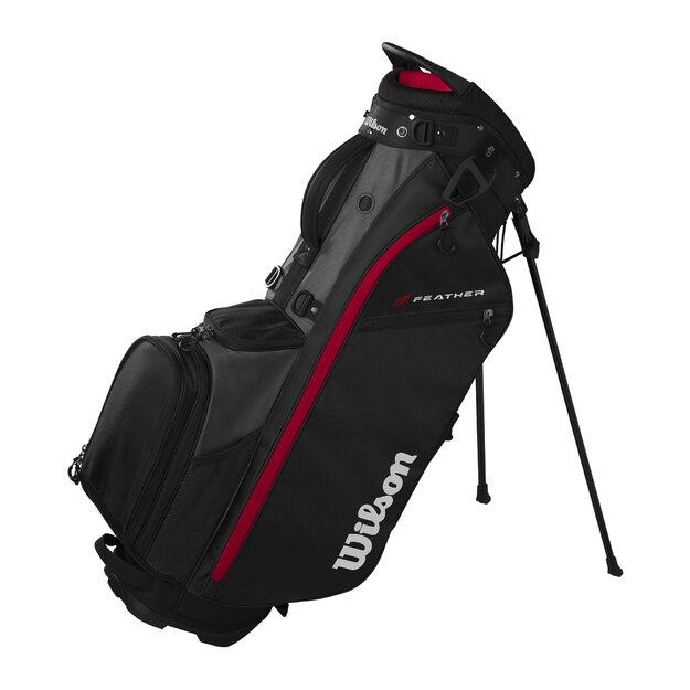 Wilson - Feather Stand Bag - Black/Grey/Red