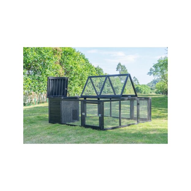 Nordic paws - Rabbit Playpen Outdoor  XXL  162,1 x 160,0 x 60,8 cm.