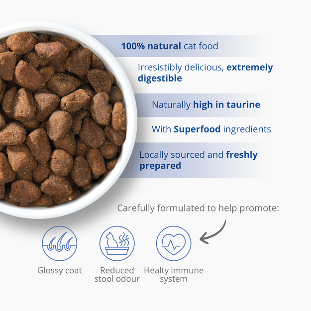 Catit - Premium Dry Food for Cats - Adult Fish - 2kg