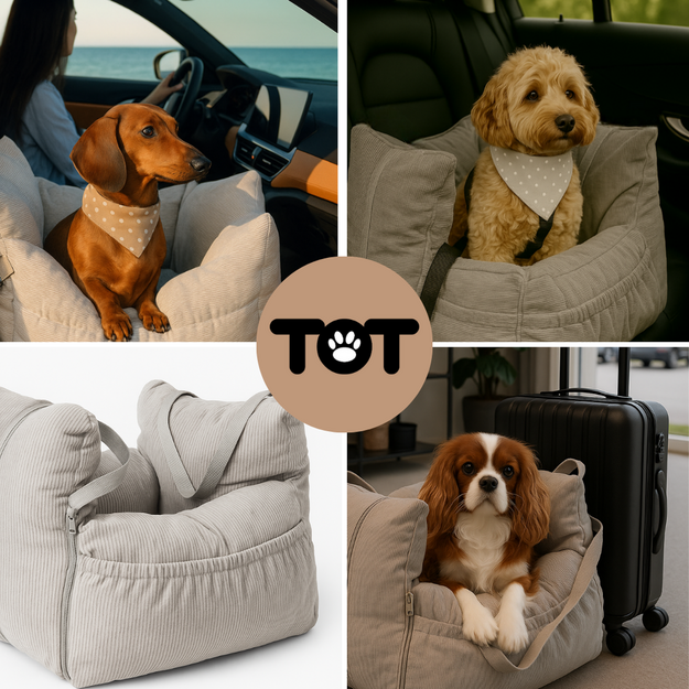 TOT - Soft Dog Car seat 60x58x38cm - Comfort on the go