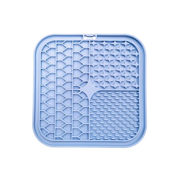 Nordic paws - Lickmat Puppy - Light blue - 20x20cm