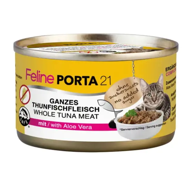 Porta21 - Feline Whole Tuna with Aloe Vera - 90 g