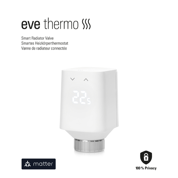 Eve Thermo - Smart radiator valve (Matter, 5th generation)