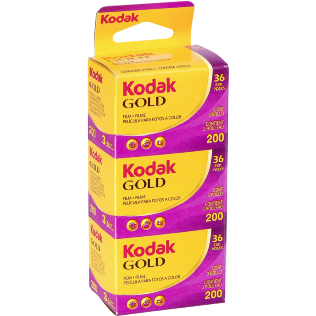 Kodak - 135 Gold 200-36x3 Film