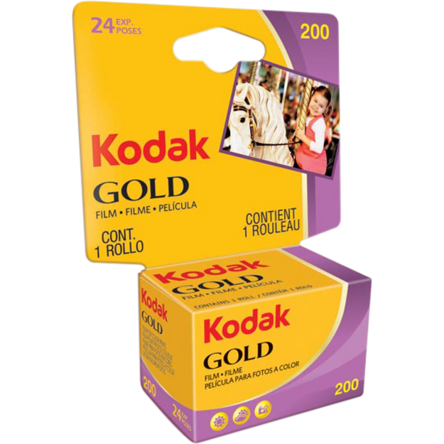 Kodak - 135 Gold 200 Carded 24x2 - Film