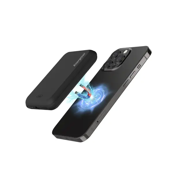 Energizer - Magsafe Compatible QI Power Bank QM5000BK - 5000mAh