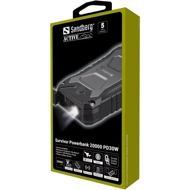 Sandberg - Survivor Powerbank 20000 PD30W