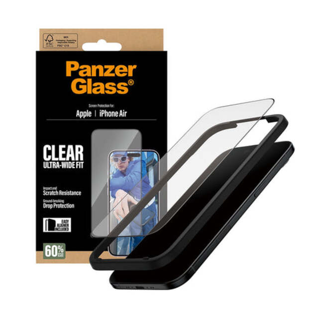 PanzerGlass - Screen Protector - iPhone Air - UWF w. EasyAligner