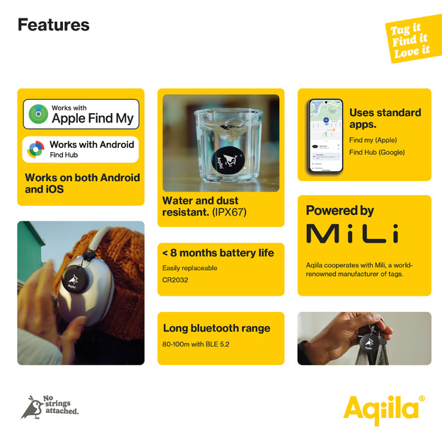 Aqiila - Tagbird - Item Finder (4-pack)