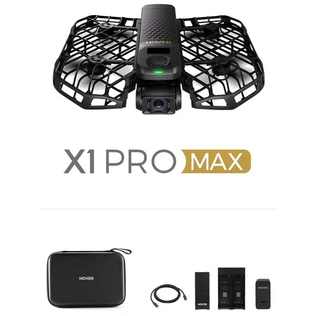 HOVERAir - X1 ProMax Basic Combo Drone - Black