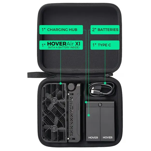 HOVERAir - X1 Travel Case - Black