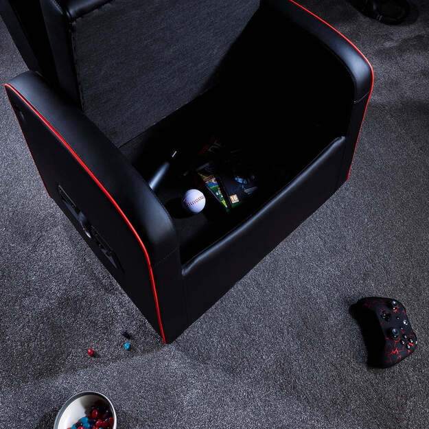 X-Rocker - Shift Luxe Junior 2.1 Ottoman Gaming Chair with Storage