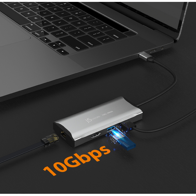 J5create - 4k60 Elite Usb-C 10gbps Travel Dock