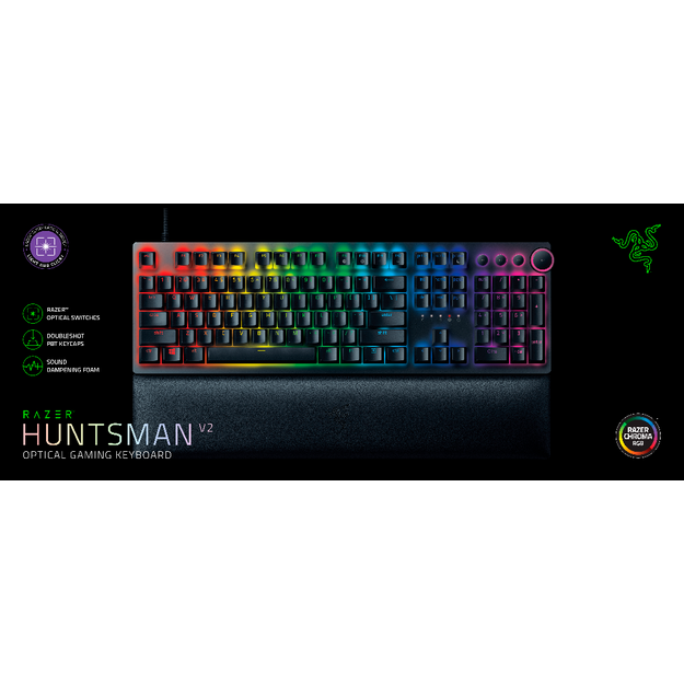 Razer - Huntsman V2 - Nordic Layout - Purple Switch